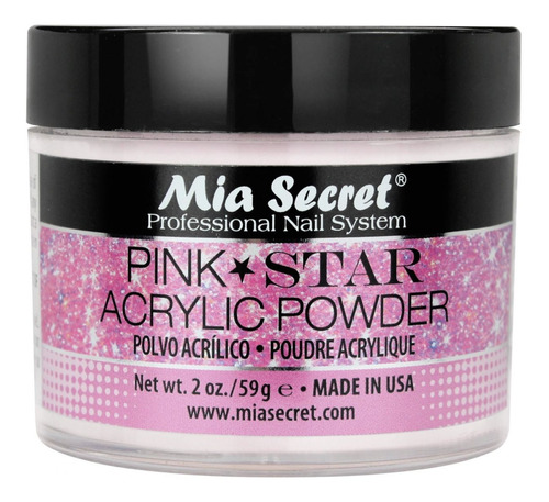 Polvo Acrilico Mia Secret Pink Star 59 G