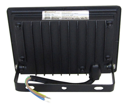 Imagen 5 de 6 de Proyector Led 30w Interelec Luz Blanca Exterior Luminaria