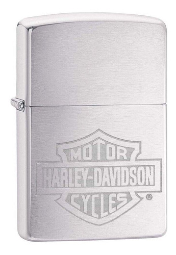 Isqueiro Zippo 200hd Harley Davidson Escovado