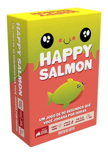 Jogo De Cartas Card Game Party Game Happy Salmon Galápagos