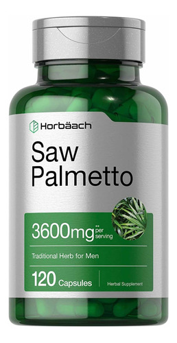 Saw Palmetto (120 Cápsulas) Soporte De Próstata Hecho En E.u