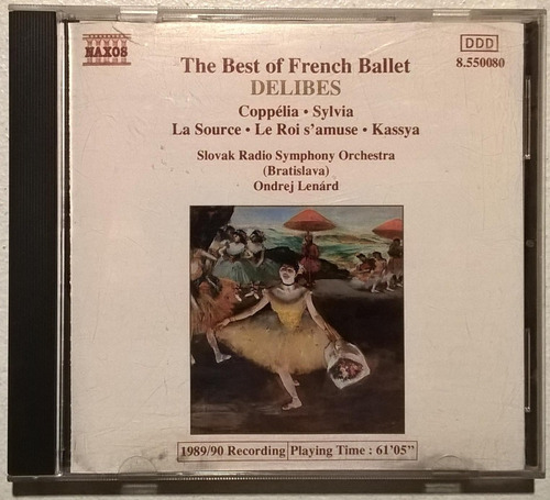  Delibes - The Best Of French Ballet - Cd Made In Usa 