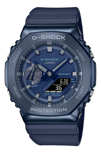 Reloj G-shock Gm-2100n-2a Resina/acero Hombre Azul Azul Azul