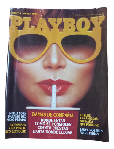 Edición Argentina Revista Playboy Marzo 1986 .