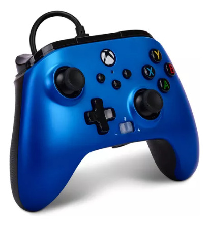 Control Alámbrico Para Xbox Series X|s Azul Powera