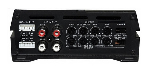 Imagen 5 de 5 de Amplificador Rock Series Rks-p800.4dm 4ch Clase D 1800w Max