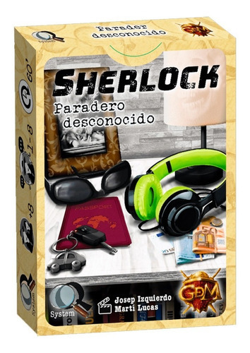 Sherlock Paradero Desconocido - Juego De Mesa