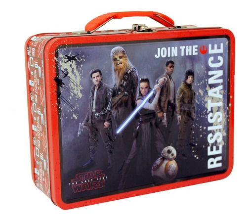The Tin Box Company Large Carry All Tin Lunchbox (star Wars