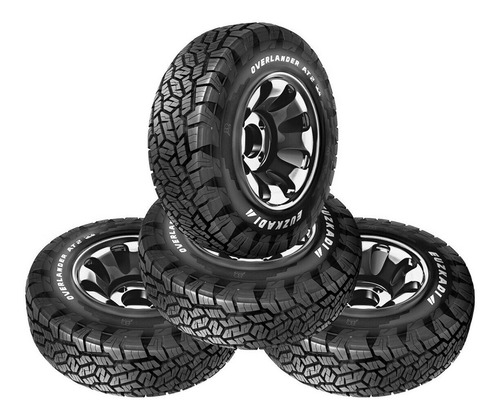Pack 4 Llantas Overlander At2 Euzkadi Lt265/75r16 123q