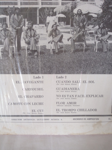 Lp Los Navegantes De Tampico De Arturo Salazar Cumbia/balada (Usado)