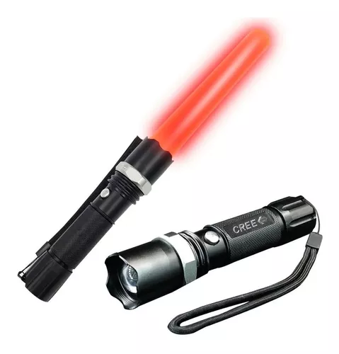 Linterna Táctica Telescópica Suono Led Recargable Zoom Usb