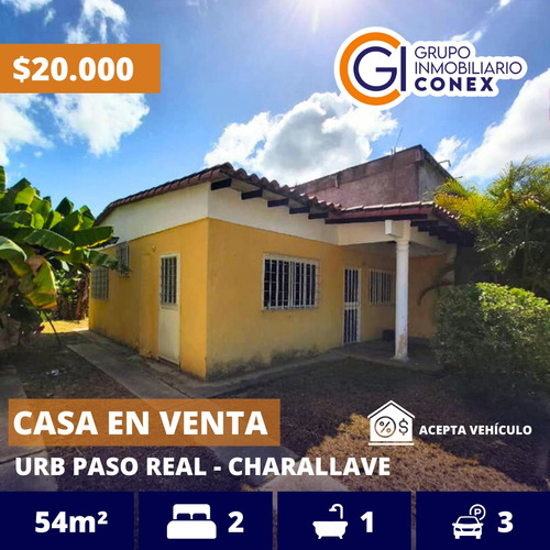 Se Vende Casa 54m2 2h/1b/3p Paso Real Charallave 0985