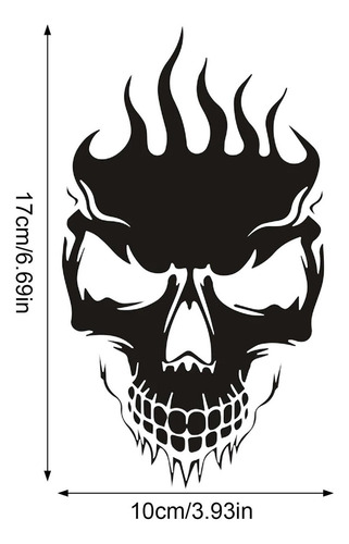 Calcomanía De Calavera Para Coche Pegatinas De Calavera Para