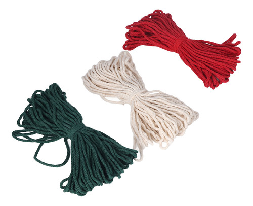 Kit Para Hacer Adornos Navideños, Cuerda De Macramé Para Dec
