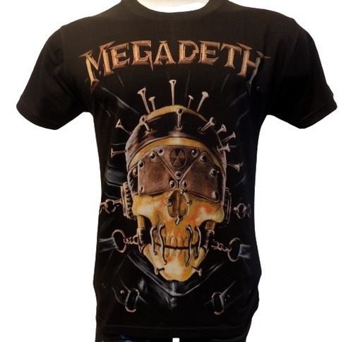 Remeras De Megadeth Vs Modelos Todas Las Bandas Que Sea Rock