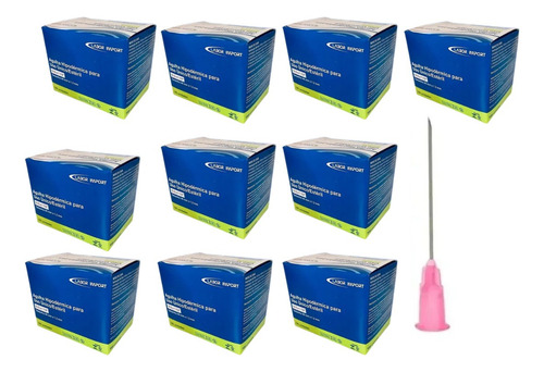 Kit 10 Cxs Agulha Injeção 40x12 18g HiPodérmica Estéril Desc Capacidade Em Volume 0 Cc