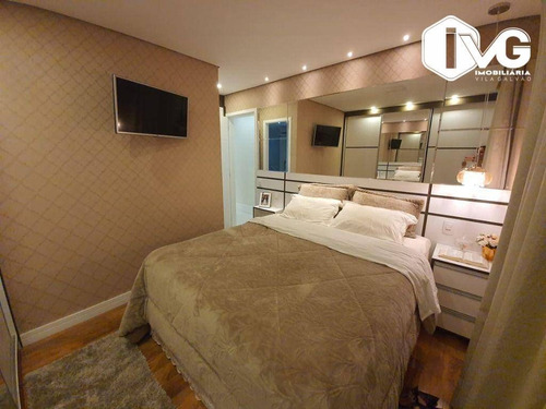 Imagem 21 de 24 de Cobertura Com 3 Dormitórios À Venda, 151 M² Por R$ 1.550000- Jardim Flor Da Montanha - Guarulhos/sp (porteira Fechada) - Co0023