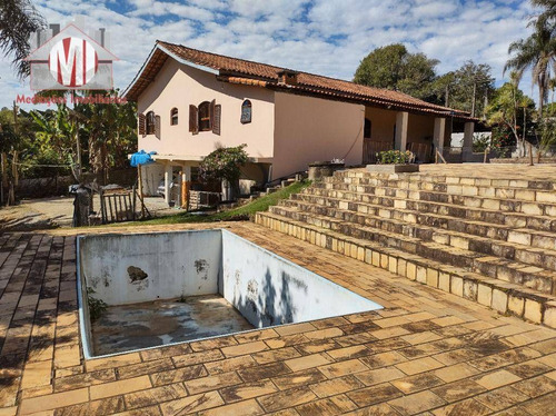 Chácara Ampla, Em Laje, 03 Dormitórios, Piscina, Pomar, Ótimo Bairro À Venda Por R$ 430.000 - Zona Rural - Pinhalzinho/sp - Ch0920