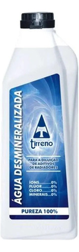 Água Desmineralizada Tirreno Pureza 100% 1 Litro Deionizada