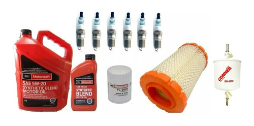 Kit De Afinacion 5w20 Motorcraft Ford Escape V6 2009 2010