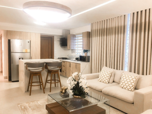 Espectacular Apartamento Full Amueblado En Evaristo Morales