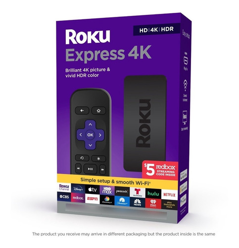 Roku Express 4k Streaming Player 4k/hd/hdr With Smooth Wi-fi