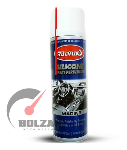 Imagem 6 de 9 de 3 Latas Silicone Perfumado Spray Radnaq Aroma Marine 3un