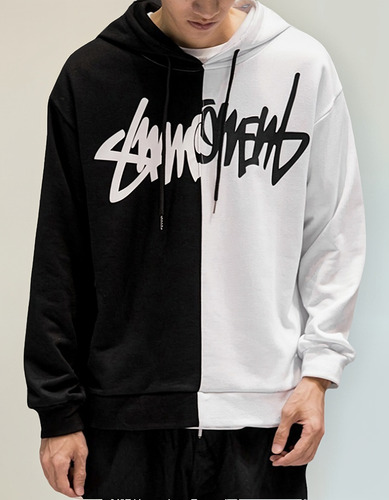 Sudadera Con Capucha Deportiva Unisex Cuello Redondo Suelto