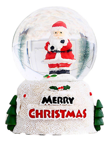 Bola De Nieve Navideña, Bola De Cristal Brillante Para