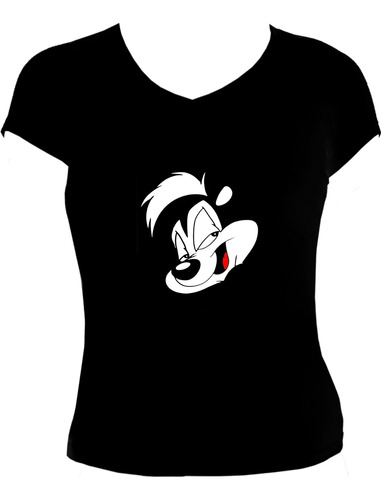 Blusa Pepe Le Pew Slash Vintage Dama Tv Camiseta Urbanoz