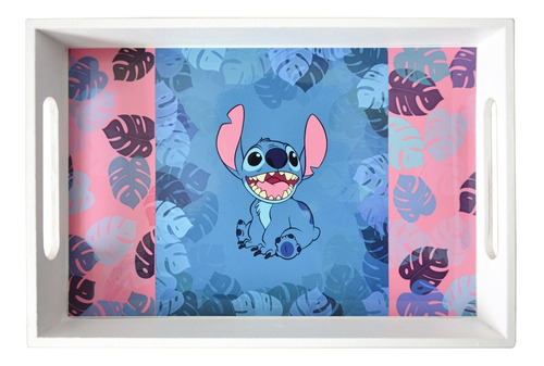 Imagen 2 de 5 de Kit Bandeja Desayuno Mate Yerbera Y Azucarera Stitch