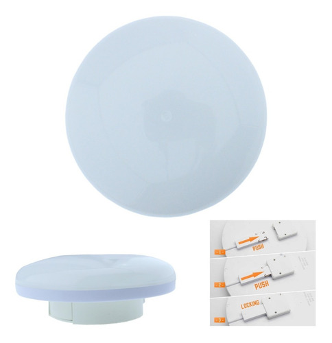 Imagen 1 de 9 de Lampara Sobreponer Led 40w Intercambiable Luz Blanca