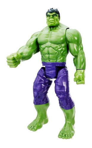 Boneco Hulk Titan Hero Marvel Avengers Hasbro Original 30 Cm