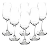 Comprar Set X6 Copas De Champagne 247cc De Vidrio Cristar Trentino
