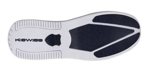 Imagen 4 de 4 de Tenis K-swiss Montrau Blanco - Marino Hombre 0f040-109