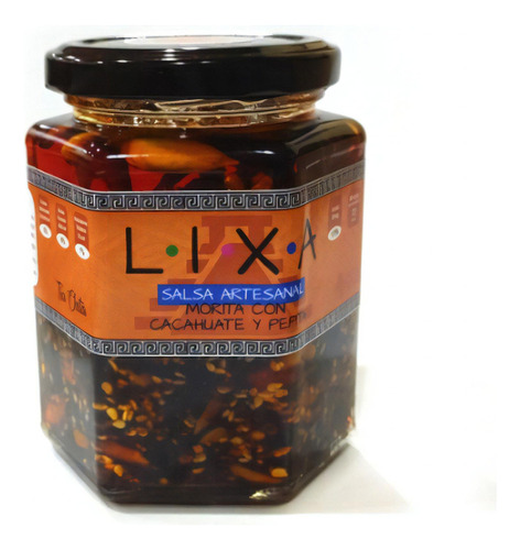 2 Salsas Lixa Morita Cacahuate Y Pepita/ 2 De 250g En Aceite