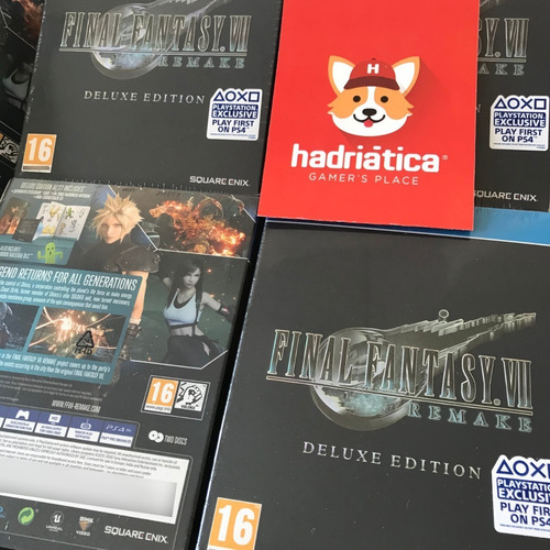 Final Fantasy Vii Remake Deluxe Ed Ps4 Fisico Hadriatica Ff7