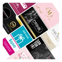 Comprar Tarjetas Pvc, Credenciales Gift Card, 50 Unidades
