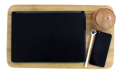 Mesa Soporte Para Laptop De Bambú, Resistente Mesa Cama