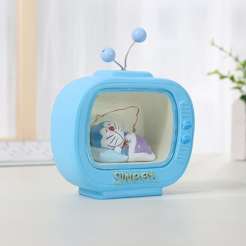 Pequeña Lámpara For Dormir Con Linda Luz Nocturna Doraemo