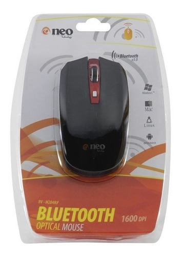 Mouse Bluetooth 1600 Dpi Neo M204rb