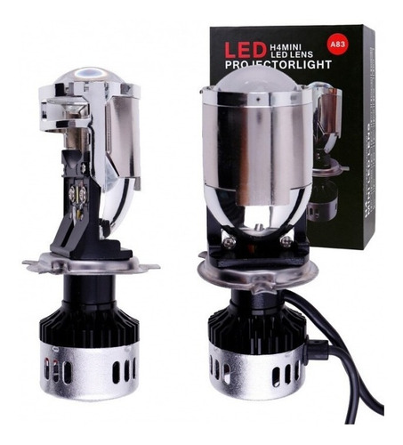 Lampara Poyector Cree Led C/ Lupa H4 Alta Y Baja