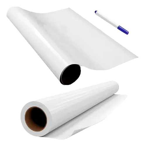 Vinilo Pizarra Pizarron Blanca Adhesivo Fibron 100x61cm 