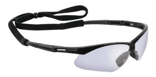 Lentes Seguridad Espejo Azul Con Cordón Truper 15184