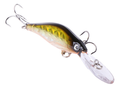 (4 #mold) Carro De Cebo Duro Minnow Wobbler Para Buceo