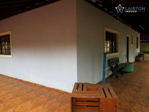 Chácara Com 2 Dormitórios À Venda, 1000 M² Por R$ 742.000,00 - Lagoa - Atibaia/sp - Ch1265