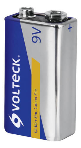 Pila 9v (1 Pza.) Zinc-carbon En Blister Volteck Zi-9v