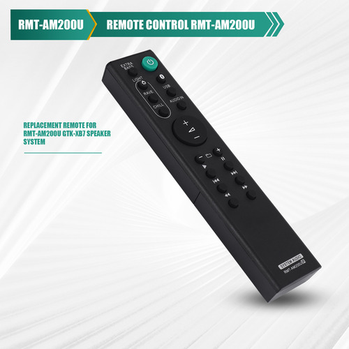 Control Remoto De Repuesto Crystally Para Altavoz Rmt-am200u