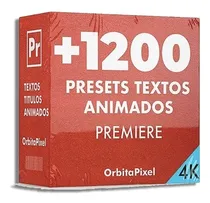 Comprar Mega Pack +1200 Textos Animados Titulos Proyecto Premier Pro