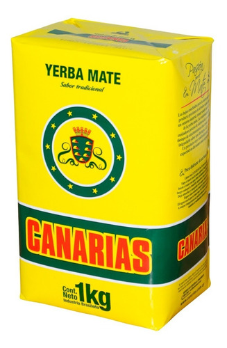 Imagen 4 de 4 de Yerba Canarias 1kg Sabor Tradicional